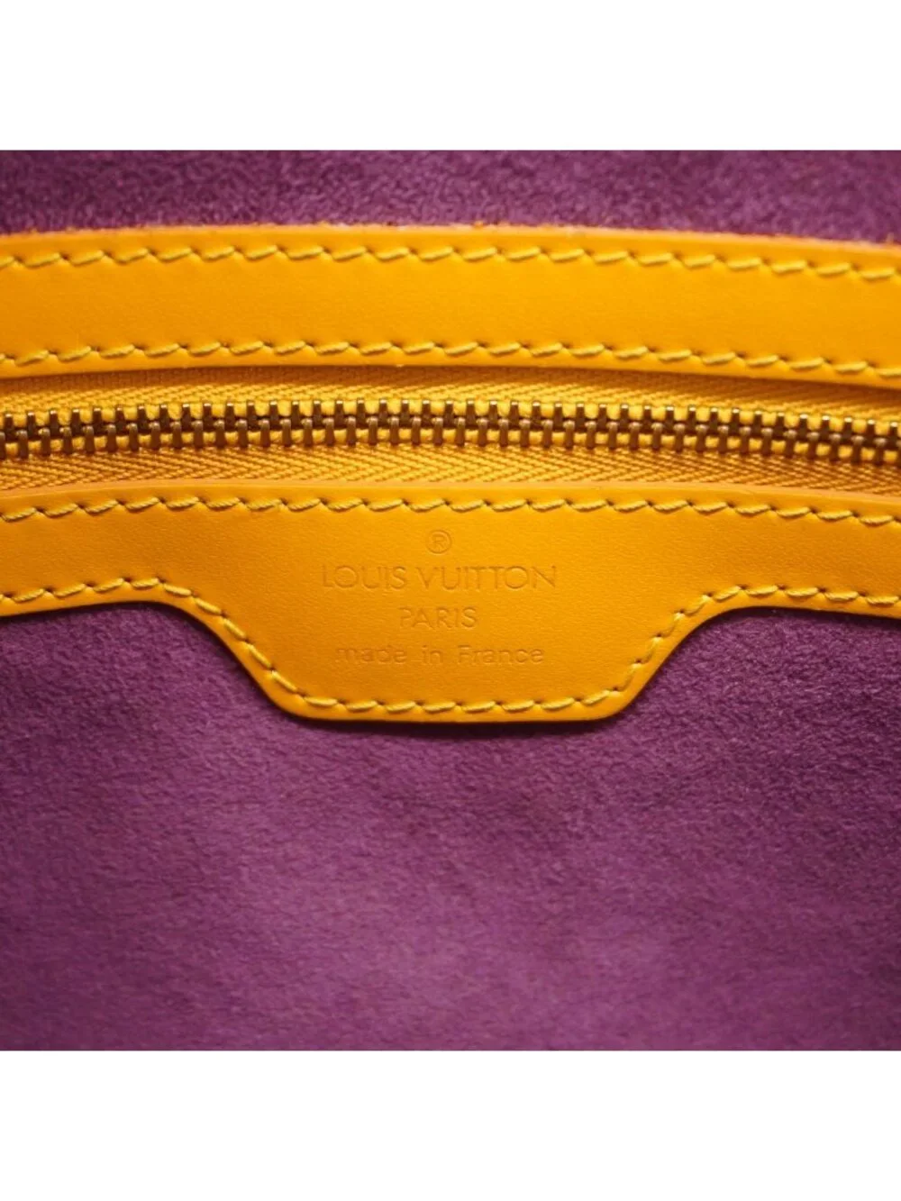 Louis Vuitton Shoulder Bag Epi Lussac Jaune